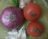 A picture of step 1 of Armenian Cucumber Vegetable (Tar ki sabji).