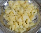 A picture of step 2 of Dahi phulki.