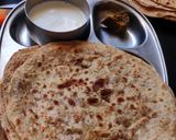 A picture of step 5 of Radish (mooli) paratha.