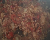 Foto del paso 4 de la receta: Sepia rellena de arroz teriyaki con mahonesa de ajo negro