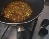A picture of step 5 of Methi aloo.
