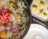 A picture of step 7 of Egg Masala Biryani.