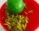 A picture of step 3 of Pistachio cookies.