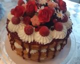 Une image de l'étape 6 de Layer cake aux fruits rouges.