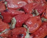 Burgonyàval töltött paprika, sütőből 🫑 recept fázis 4 fotója