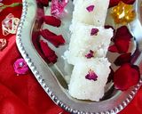 A picture of step 5 of Coconut Burfee.