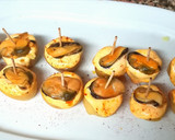 Foto del paso 5 de la receta: Pincho de patata con mejillón y mayonesa escabechada