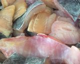 A picture of step 1 of Boneles spicy fish.