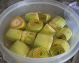 Foto del paso 1 de la receta: Alcachofas con jamón