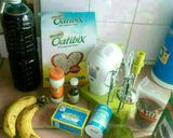 A picture of step 1 of Banana and raisins oat cupcakes.