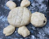 A picture of step 5 of Chocolate turtle bread.
