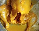 A picture of step 1 of Tandoori chicken.