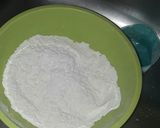 A picture of step 1 of Blueberry muffins #wheatflourchallenge.