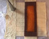 Foto del paso 1 de la receta: Duo de trenzas: Trenza de mermelada de calabaza 🎃 con chocolate y trenza de chocolate negro 😋