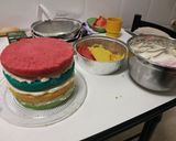 Foto del paso 5 de la receta: Unicornio rainbow cake