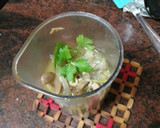 Foto del paso 8 de la receta: Cerdo frito con salsa de champiñones al ajillo y arroz blanco