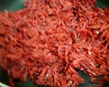 चुकन्दर गाजर बर्फी (chukandar gajar burfi recipe in Hindi) रेसिपी चरण 3 फोटो