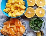 A picture of step 1 of Ganga Jamuna Sarasvati Juice (A Rare Combination of Tangy And Minty).