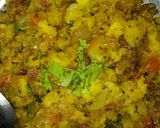 A picture of step 5 of Bread poha.