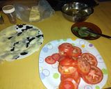 Foto del paso 1 de la receta: Milanesas de tomate rellenas 😋