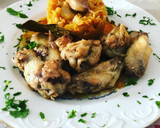 Foto del paso 9 de la receta: Alas de pollo con ajos y vino con rehogado de col