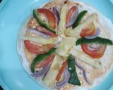 A picture of step 2 of Pineapple mayonnaise cheese pizza.