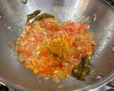 A picture of step 2 of Dahi methi.