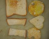 A picture of step 1 of Garlic bread in different shapes.