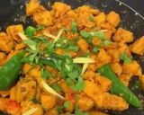 A picture of step 8 of Tawa chicken.