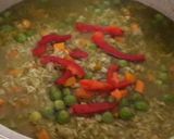 A picture of step 3 of Arroz con Pato a la Chiclayana.