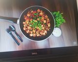 A picture of step 13 of Paneer jhalfrezi.