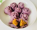 Foto langkah ke 6 dari resep Dadar Gulung Bunga Telang.