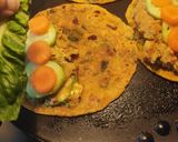 A picture of step 4 of Multi flour Methi Masala Thepla Wrap😋.