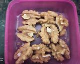 A picture of step 5 of Eggless Date and Walnut Cake.