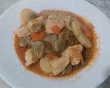 Foto del paso 8 de la receta: Pollo a la portuguesa con habas