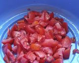 A picture of step 6 of Dry potatoe curry#cookingwith Tomatoescontest.