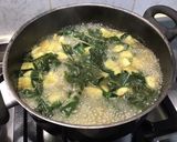 A picture of step 11 of Chard and Zucchini Velouté.