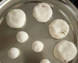 A picture of step 3 of Shahi Raajbhog with Rabdi.