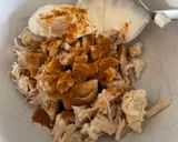 A picture of step 1 of Coronation Chicken Open Sandwich 🥪.