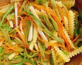Hình bước làm 4 của món Tiến vua ngũ sắc - món chay - #Tapdevang23