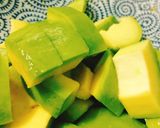 Hình bước làm 2 của món Salad bơ cá hồi