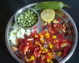 A picture of step 1 of Mix vegetables Chutney (Jain).