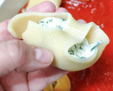 Foto del paso 5 de la receta: Pasta Jumbo rellena y gratinada!