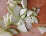 Foto del paso 2 de la receta: Cuscús de brócoli con salmón y menestra