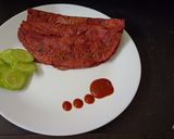 A picture of step 4 of Beetroot lacha Paratha.