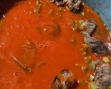 Foto del paso 6 de la receta: Carne con chile y Nopales