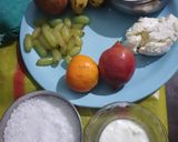 A picture of step 1 of Sago panna.