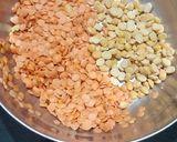 A picture of step 1 of Masoor Dal Tadka.
