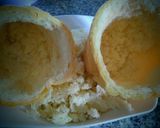 Foto del paso 5 de la receta: Puntas de Pan Baguette rebozadas con centro de sal y de dulce !!