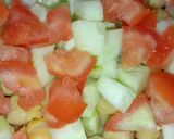 A picture of step 1 of White Chana Chaat.
